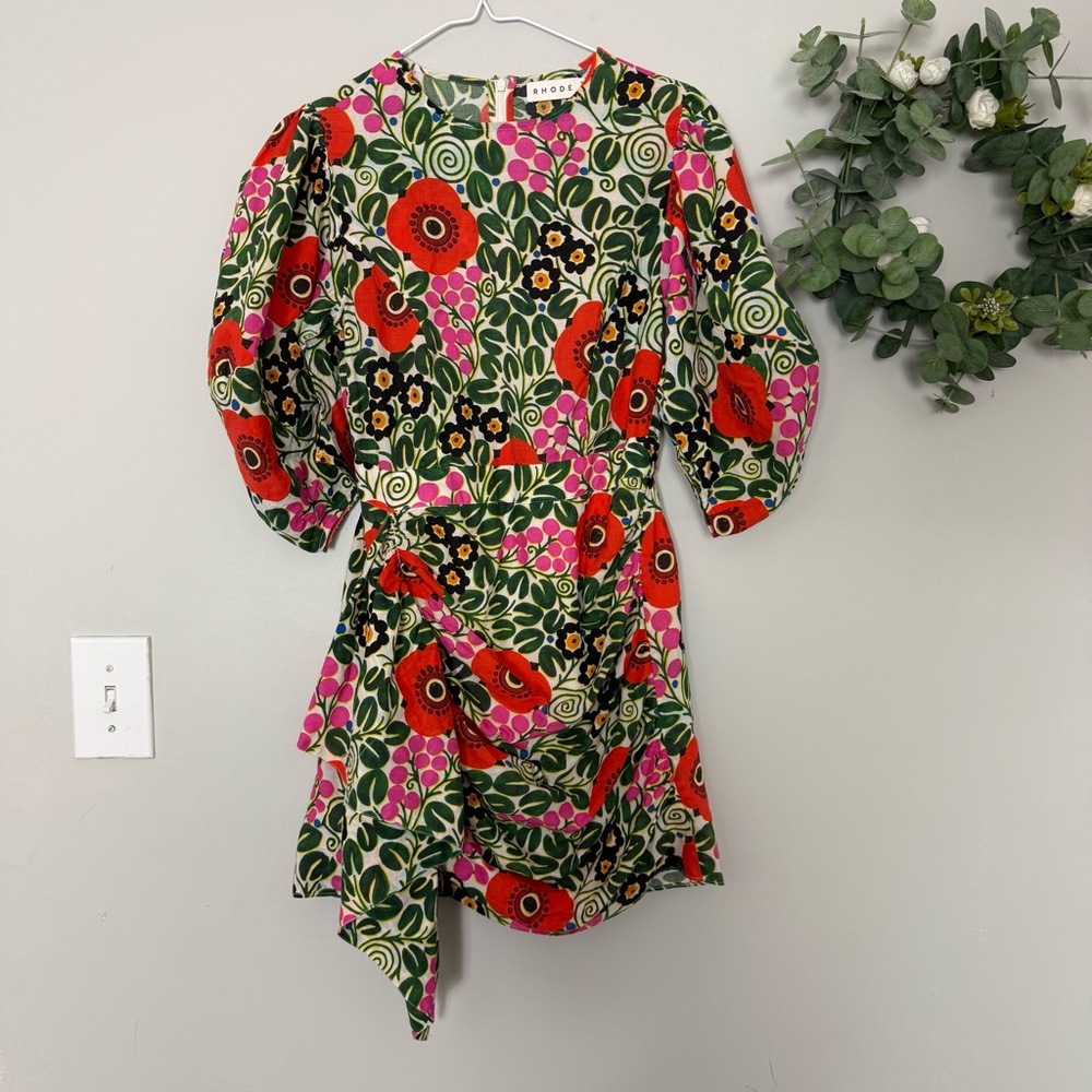 Rhode Pia Dress in Aura Blossom